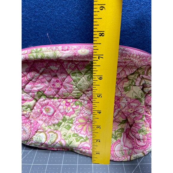 Vera Bradley PETAL PINK Spring 2006 Brush, Pencil Or Cosmetic Case Bag - Picture 3 of 6